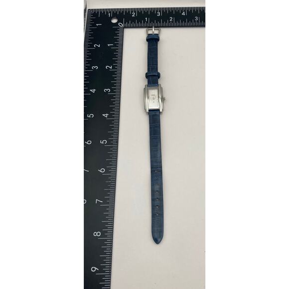 Fossil F2 Women's Watch 17mm with Original Blue Leather Band and New Battery - Picture 8 of 9